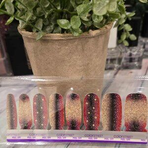 Color Street Glitter Press On Nail Design